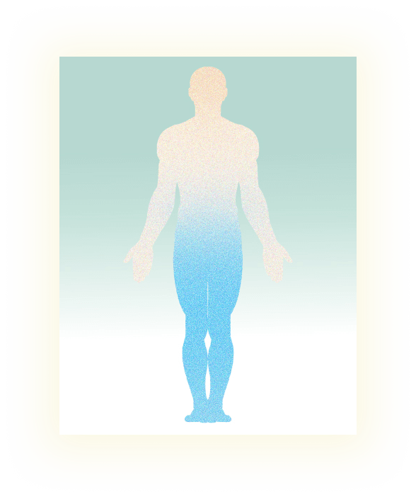 下半身だけつらいのイラスト